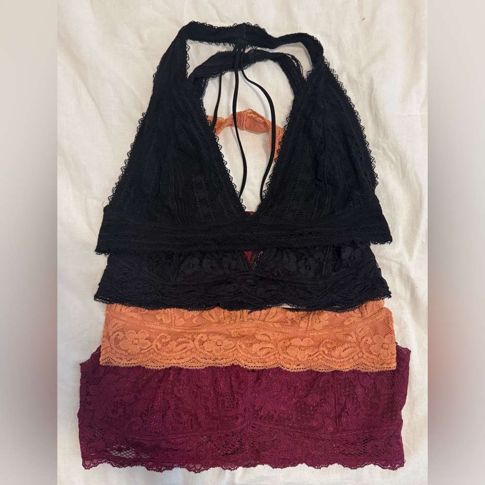 FOUR (4) Lace Bralette Set
